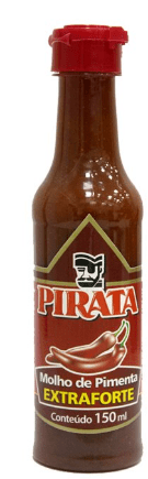 Molho de Pimenta Extra Forte Pirata 150ml - 6 Unidades